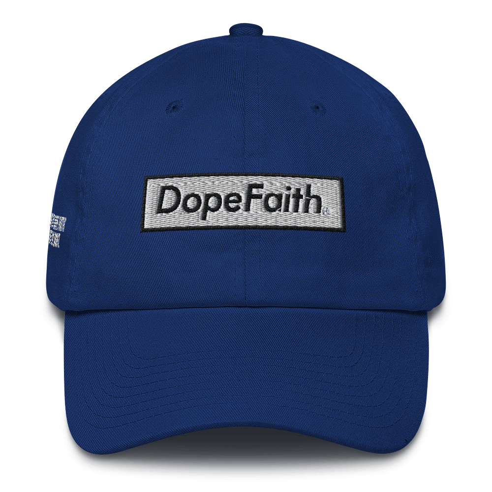 Supremely Dope Faith® Dad Hat (Marathon Blue)