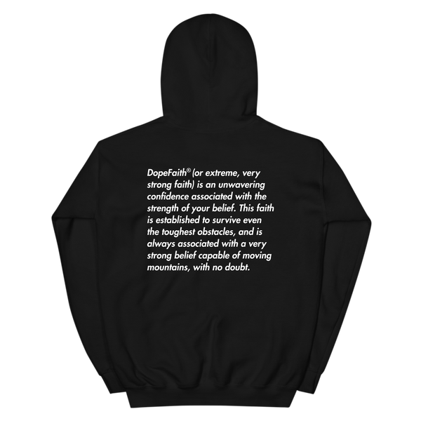 Dope Faith® Logo Definition Hoodie (Black)