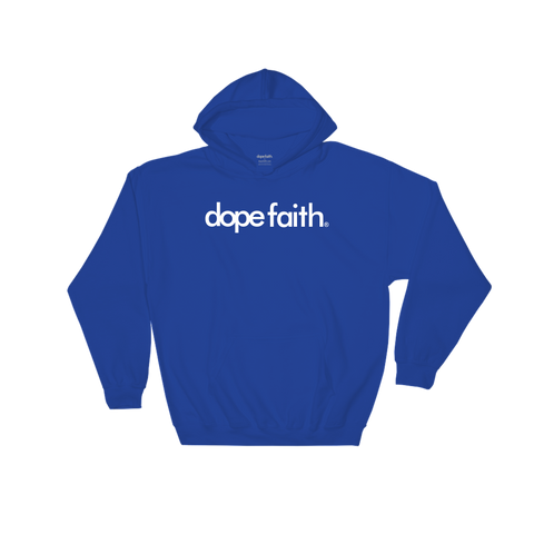 Dope Faith® Logo Definition Hoodie (Marathon Blue)
