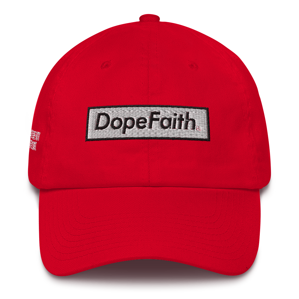 Supremely Dope Faith® Dad Hat (Red)
