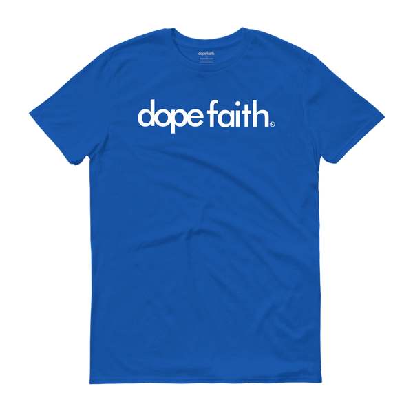 Dope Faith® Logo Definition Tee (Marathon Blue)