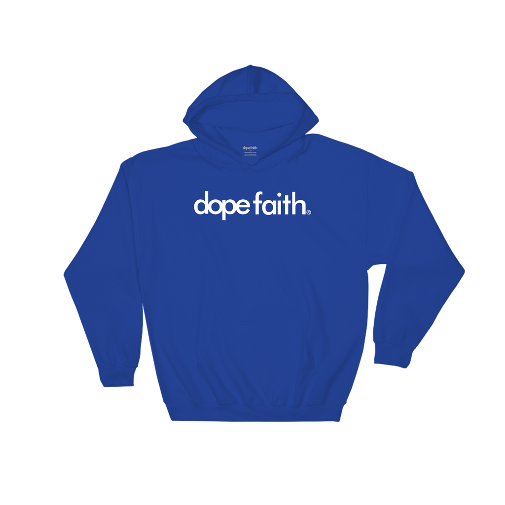Dope Faith® Logo Definition Hoodie (Marathon Blue)