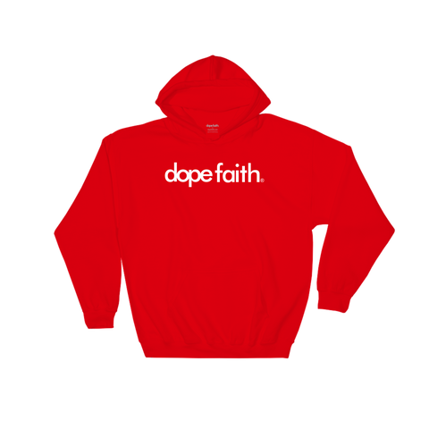 Dope Faith® Logo Definition Hoodie (Red)