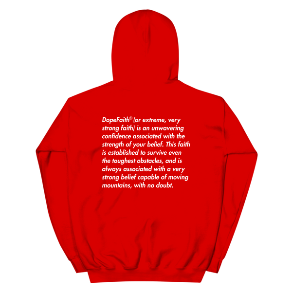 Dope Faith® Logo Definition Hoodie (Red)